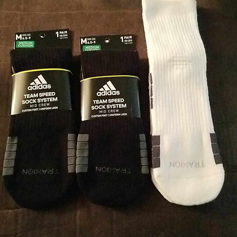 Adidas Team Speed Sock System Bundle NWT